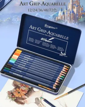 24/36/48/72 Colored Water Soluble Pencil Set Professional Color Pencils  Soluble Pencil Sketch Color Pencil Drawing Stationery Art Drawing Pencils  Graffiti Pencils Set