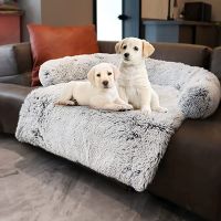 Dog Cats Bed Mats Couch Cover for Dogs Sofa Style Luxurious Mat for Pets Waterproof Lining Nonskid Bottom Perfect Dogs Sofa Bed