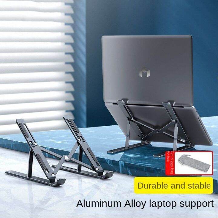 Portable Laptop Stand Aluminium Foldable Compatible 10 to 15.6 Notebook