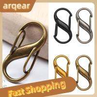 ARQEAR529453 2713มม. อุปกรณ์เสริม S ปุ่มขนาดเล็กที่แขวนคลาสสิกกระชับเครื่องมือเดินป่าตั้งแคมป์หัวเข็มขัดพวงกุญแจโลหะผสม