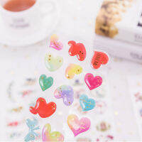 20sheetslot Kawaii Colorful Plants Heart Stars PVC DIY DiaryAlbum different styles Labels Scrapbooking Stickers Wholesale