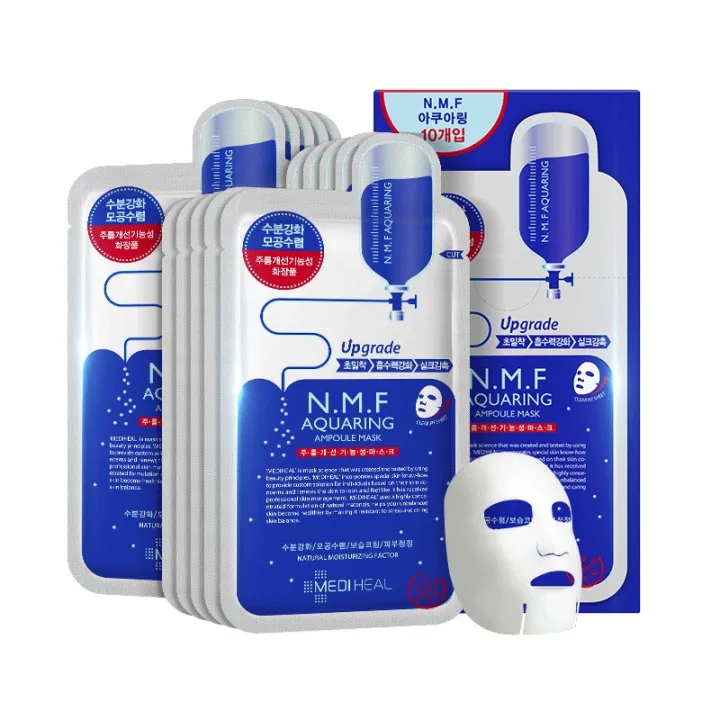 Masque Ampoule Mediheal N.M.F Aquaring EX - 5 Masques - Soin Hydratant Coréen