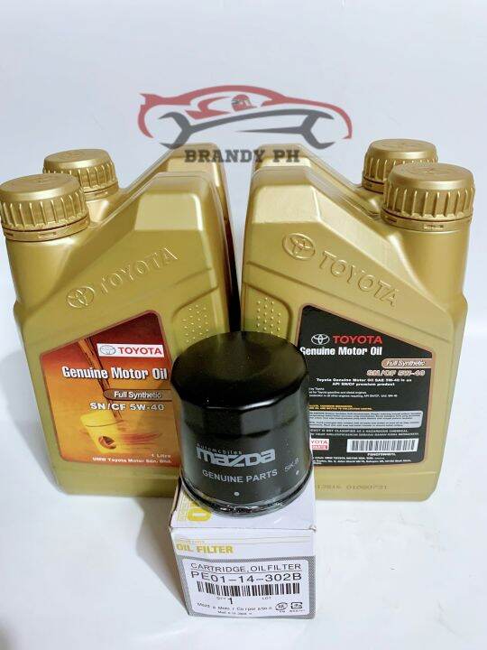 Mazda 2, 3, CX3, MX5 (C901) Toyota Fully Synthetic 5W40 SN CF