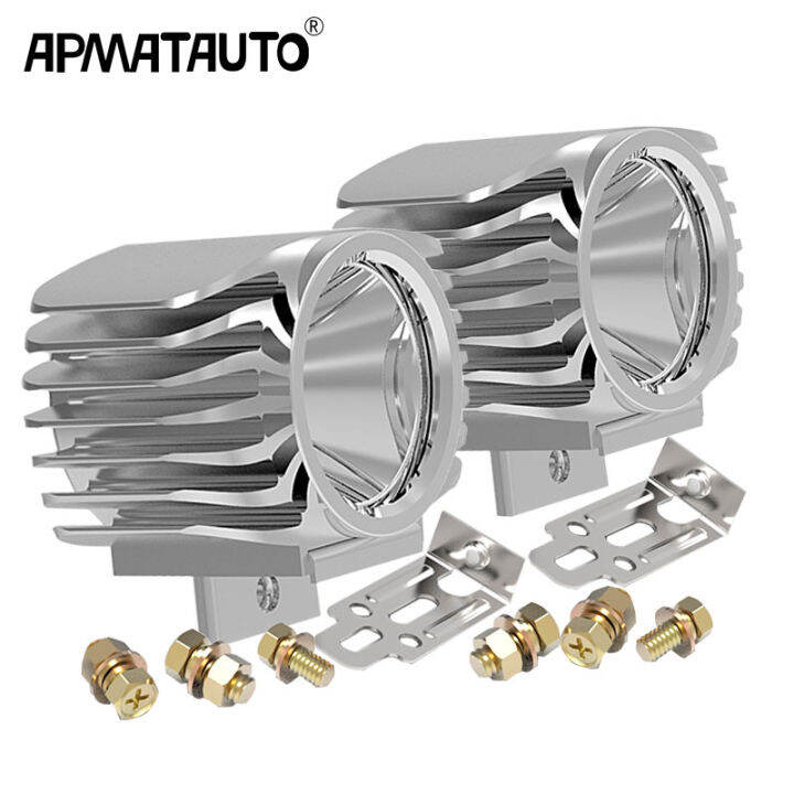 2021apmatauto-2pcs-waterproof-motorcycle-led-spotlight-headlight-6w-1000lm-xml-t6-white-6000k-scooterbike-aluminum-fog-drl-headlamp