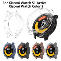 สำหรับนาฬิกา Xiaomi เคสป้องกัน Color2กรอบกรอบกรอบสำหรับนาฬิกา Mi Watch S1 Active 2สมาร์ทวอท์ชฝาครอบกันชนป้องกัน