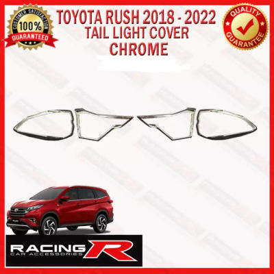 Toyota Rush 2018 To 2023ไฟท้าย Garnish Cover Chrome 2019 2020 2021