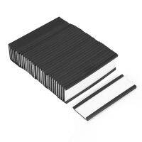 30Pcs Magnetic Label Holders with Magnetic Data Card Holders with Clear Plastic Protectors for Metal Shelf (1 x 3 Inch)