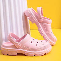 Salomé รองเท้าหัวโตผญ Crocs รองเท้ารัดส้น เพิ่มความสูง รองเท้าหัวโตผญ รองเท้าหัวโตหัวโตสวมใส่สบายเท้าสีสันสดใสน่ารักๆ รองเท้าแตะแฟชั่น รองเท้าผู้หญิง น่ารัก 32Z23080412