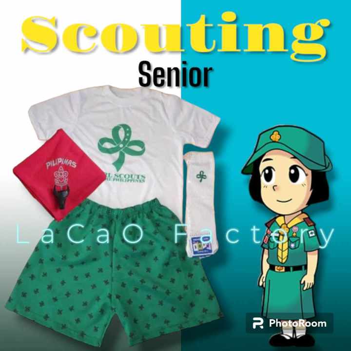 LACAO'S NEW SCOUTING UNIFORM FOR GIRLS TYPE B SENIOR SET | Lazada PH