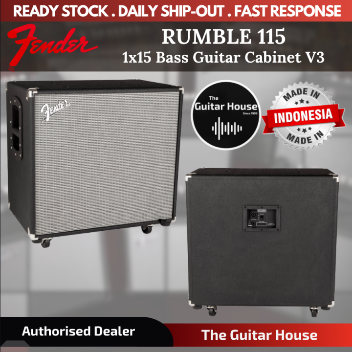 Fender Rumble 115 1x15 Bass Guitar Cabinet V3 Lazada