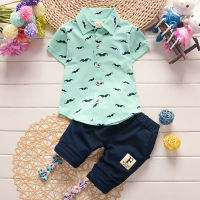 Kids Baby Boys Cotton Clothing Sets Toddler Infant Boy Tee Shirts + Shorts Children Wears T-shirt + Pants Outfits Suits 1 2 3 4 Years