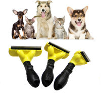 S M LYellow Hair Brushes For Dog Cat Small Animal Grooming Comb Tickle Fur Cleaning Brush Hair Clipper Tools Furmines