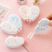 2 Pcs to Form a Heart Office &amp; School Supplies Novelty Cute Heart Shaped 10m White Correction Tape Correction Liquid Pens