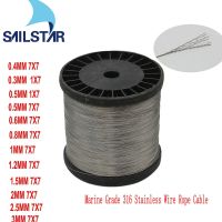 【CC】 MG01 316 Grade Soft Wire Rope Cable Salty Fishing 0.3-3mm Diameter