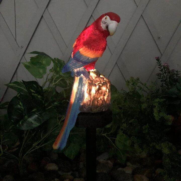 lumiparty-solar-led-garden-light-outdoor-waterproof-solar-powered-parrot-shape-lawn-lamp-for-garden-path-lawn-yard-courtyard