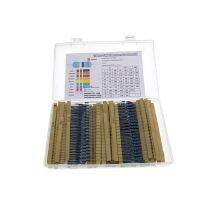 1280Pcs/Box 64Values Resistor Kit 1% Metal Film Resistor Assortment Kit Set 1Ohm-10Mohm Resistor Samples Kit