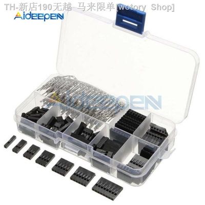 【CW】✲✥◕  310Pcs/set 2.54mm Male Female Dupont Wire Cable 1/2/3/4/5/6/8 Pin Header Housing