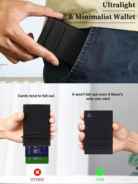 toyfid-pop-up-credit-card-wallet-for-men-metal-slim-minimalist-cards-holder-with-money-pocket-rfid-blocking-amp-ultralight-small-aluminum-wallet-black-a-black