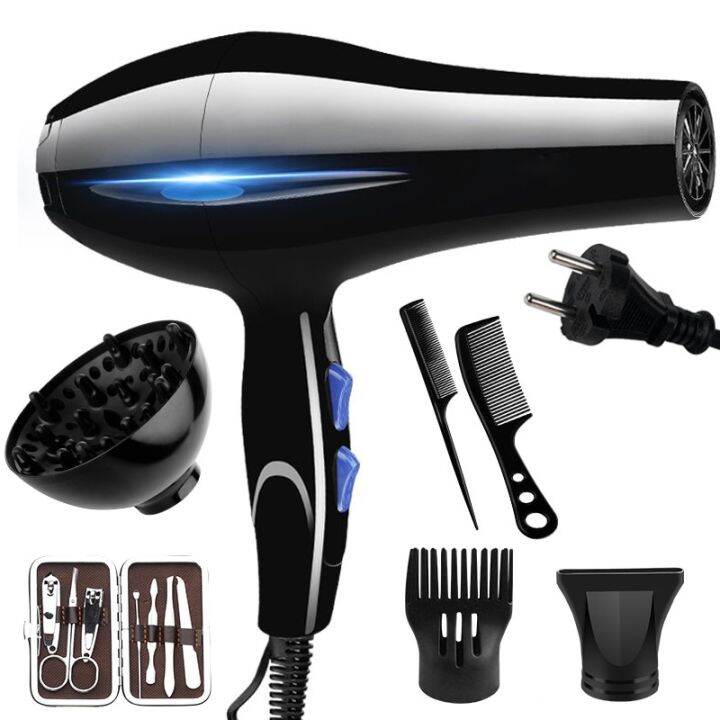 2200W Powerful Professional Hair Dryer 5 Gear Tools Dryer Negative Ion