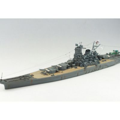 1:700ขนาด30ซม. พลาสติกสงครามโลกครั้งที่สองเรือรบญี่ปุ่น Yamato ชุดรูปแบบ