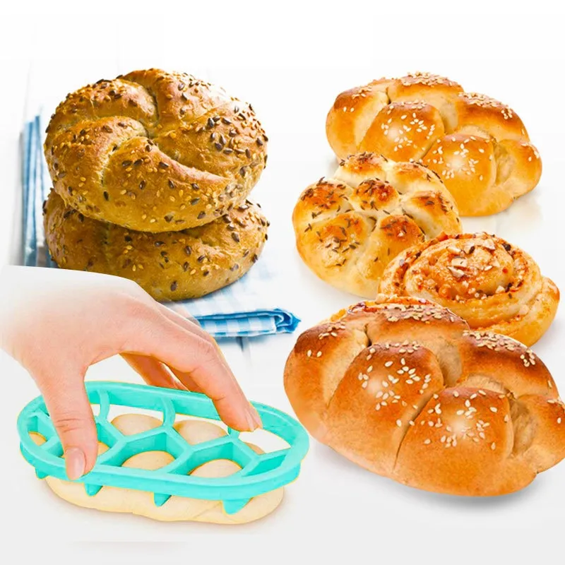 ⊕Good quality⊕】 JCJWIH SHOP 2pcs Stampo Stampi Per Pane Dough Roll Press  Stamp Kaiser Roll Maker Mold Cake Bread Seal Cutter Tools For Baking Pastry  Mold