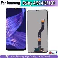 AMOLED 6.2 "ต้นฉบับสำหรับ Samsung Galaxy A10s A107/DS A107F A107FD A107M เครื่องอ่านพิกัดชิ้นส่วนจอสัมผัสแอลซีดีของเครื่องแปลงดิจิทัล