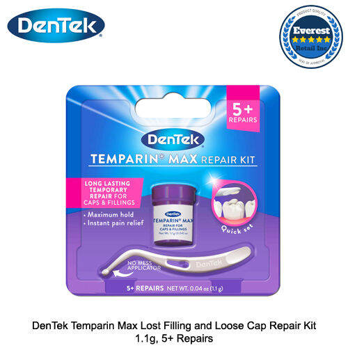 Dentek Temparin Max Lost Filling And Loose Cap Repair Kit 1 1g 5 Repairs Lazada Ph