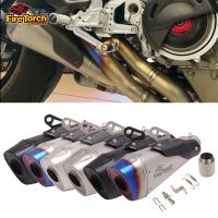 Universal 51mm Motorcycle Exhaust Pipe V4 Escape Moto Muffler DB Killer Carbon Fiber Silencer For Ducati V4 MT07 Z900 R1 R6