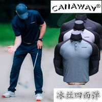 CAIIAWAV golf short-sleeved clothes summer mens quick-drying POLO undershirt ball suit GOLF clothing top T-shirt