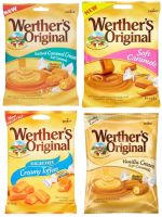 werthers original ลูกอมเคี้ยวหนึบรสคาราเมล นำเข้าจากเยอรมัน