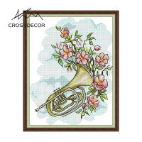 Crossdecor Cross Stitch ชุดด้วยวัสดุ Still Life พิมพ์ผ้าโรงงาน Outlet ผ้า11CT 14CT ปักชุด Craft Handmade ตกแต่งสำหรับ Sala Wall