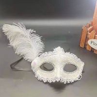 Halloween decoration Annual Party Masquerade Feather Mask Half Face Full Face Eye Mask Makeup Girl Photo Party Adult Childrens Activities