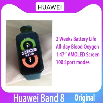 2023 New Original Huawei Band 8 Smart Band All-day Blood Oxygen 1.47''  AMOLED Screen Heart Rate Smartband 2 Weeks Battery Lif