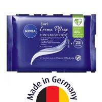 Spot German Nivea 3 in 1 skin care makeup remover wipes 25 pieces new night recommended