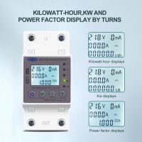 TOMZN 63A WIFI สมาร์ทเครื่องวัดพลังงาน Kwh Metering จับเวลาเบรกเกอร์กับแรงดันไฟฟ้าในร่มและป้องกันการรั่วไหล TUYA