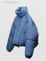 ♟◘ gsgw Yenkye mulheres sólido oversize culturas parkas grosso 2022 inverno com zíper feminino quente elegante casaco jaqueta