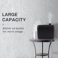 เครื่องกระจายกลิ่นอโรมา 800 มล. บลูทู ธ เครื่องอโรมาเธอราพี SPA Oil Diffuser อากาศสดชื่นสำหรับห้องน้ำสำนักงานโรงแรม 100-240V