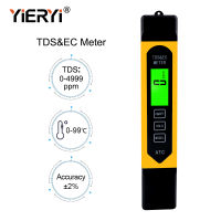 Yieryi ใหม่ TDS EC Meter เครื่องวัดอุณหภูมิปากกา 3 In1 ฟังก์ชั่นเครื่องวัดค่าอุณหภูมิคุณภาพเครื่องมือวัด TDS &amp; EC Tester