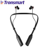 Tronsmart Encore S2 Plus Bluetooth 5.0 Neckband Headphones with Qualcomm Chip, Deep Bass, Clear Calls, 24H Playtime with Mic