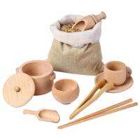 Wooden Sensory Bin Tools 8 PCS Fine Motor Learning Pretend Play for Kids Sensory Tools for Toddlers and Preschool Children reliable