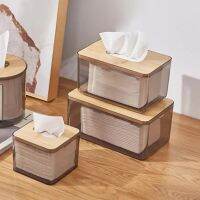 Tissue Box Desktop Storage Box Detachable Wear-resistant Modern Simple Tissue Box Holder Household Products Tissue Holders