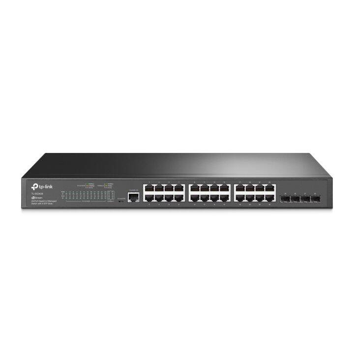 tp-link-sg3428-jetstream-24-port-gigabit-l2-managed-switch-with-4-gigabit-sfp-slots-ประกันศูนย์-lifetime-warranty