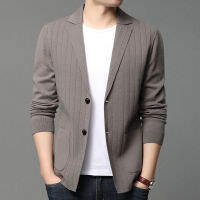 KRL690ผู้ชายถักเสื้อกันหนาว Cardigan 2021ฤดูใบไม้ผลิใหม่เกาหลี Slim Fit ขนาดเล็กชุดเสื้อกันหนาวอินเทรนด์เสื้อลำลอง