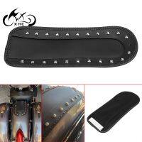 Black Leather Motorcycle Rear Fender Bib Studded Solo Seat Fit for Indian Chieftain Chief Vintage/Classic/Dark Horse