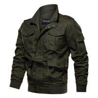 [COD] Cross-border mens wish new 2021 spring and autumn plus size jacket multi-pocket tooling outdoor casual loose