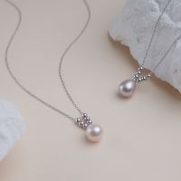 Jewelry New Style 10-13Mm South Sea Natural White Pearl Necklace  925 Sterling Silver  Vintage  Jewelry