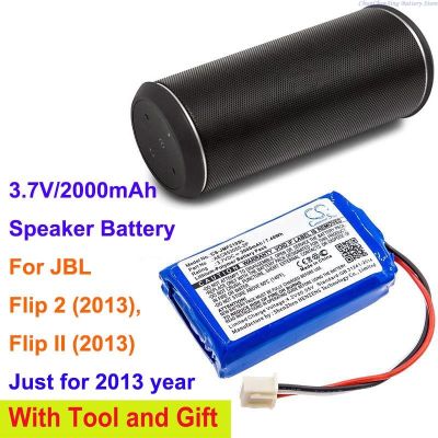[COD] 2000mAh Battery AEC653055 2P for Flip 2 (2013) II (2013)please check the connector is 3 wires or 5