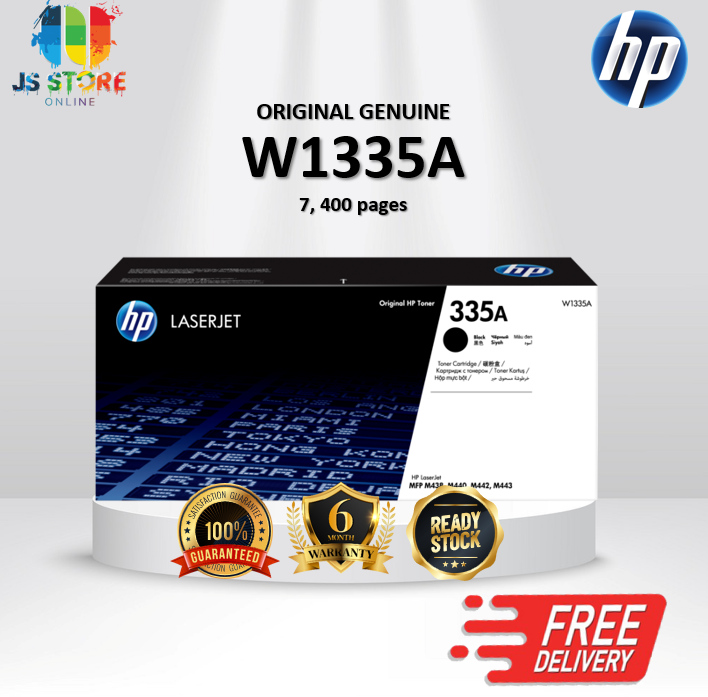 [100% ORIGINAL] HP 335A (W1335A) Black Original LaserJet Toner ...