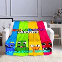 XZX180305  Game Rainbow Kids Cartoon Printed Blanket w a rm Blanket Soft and Comfortable Home Travel Bed Blanket Birthday Gift