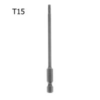 Toolstar ดอกไขควง Torx แม่เหล็ก,ดอกไขควง150มม. ยาว T8 T10 T15 T20 T25 T27 T30 T40จัดส่งฟรีจำนวน1ชิ้น